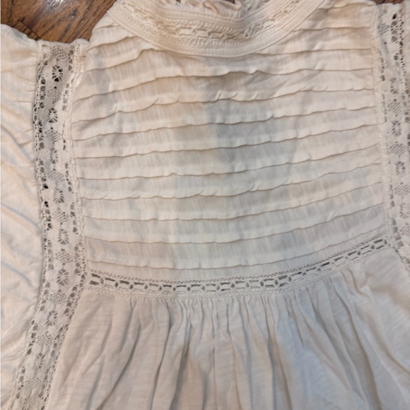 Free People white Short Sleeve Top - Picture 2 of 6